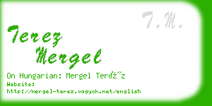 terez mergel business card